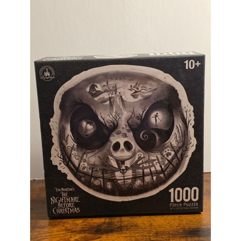 Tim Burton's The Nightmare Before Christmas 1000 Piece Puzzle COMPLETE